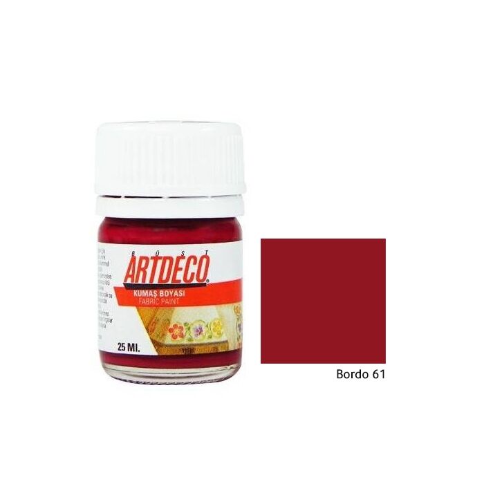 Artdeco Kumaş Boyası 25 Ml Bordo 061