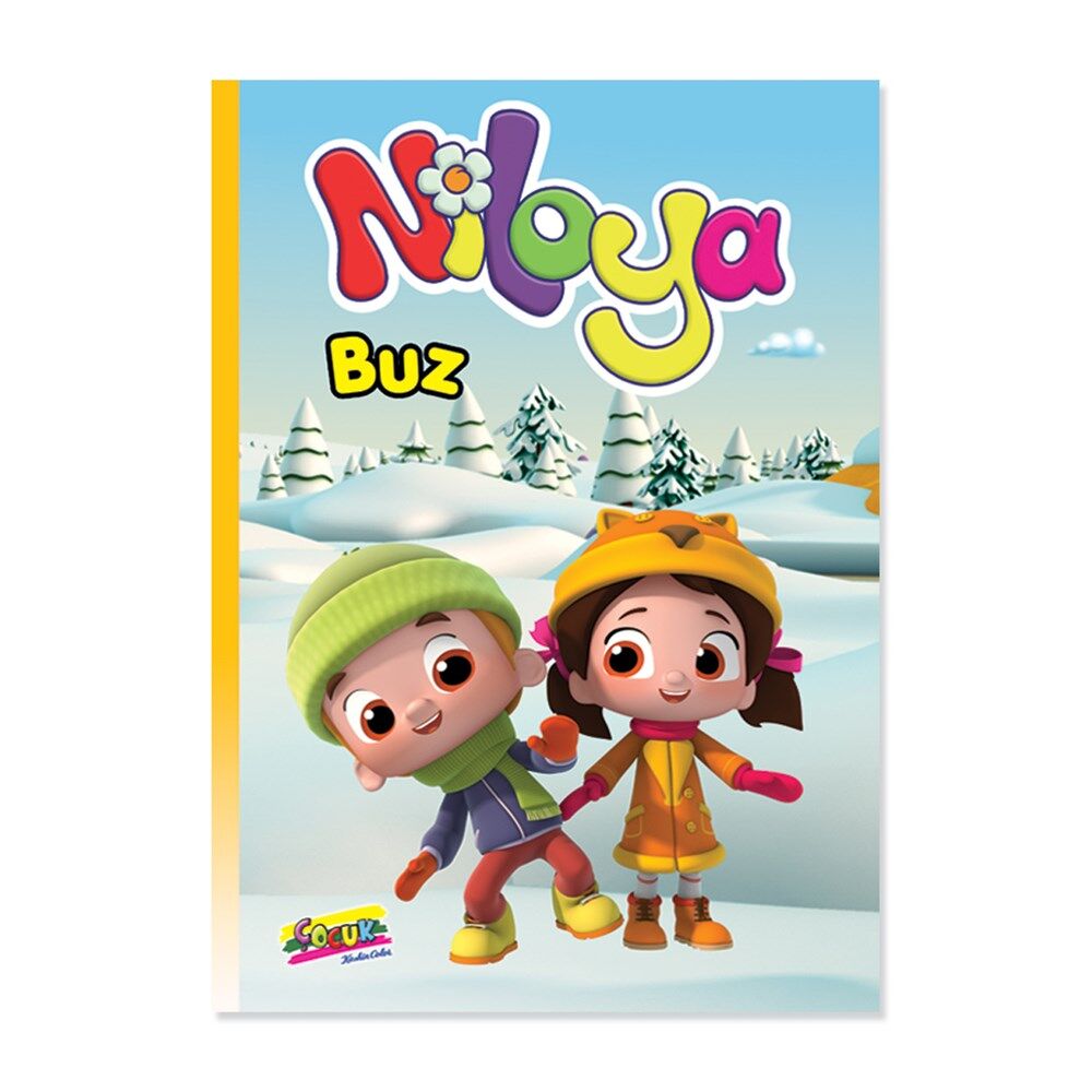 Keskin Niloya 20x28 8 Yaprak Hikaye Kitabı-Buz