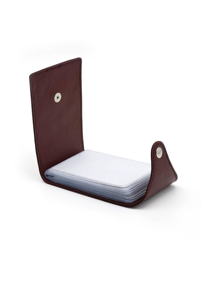 2K Kredi Kartlık 20 Kart 256-4 Yatay Bordo