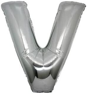 Balon Folyo 40'' Harf Gümüş V