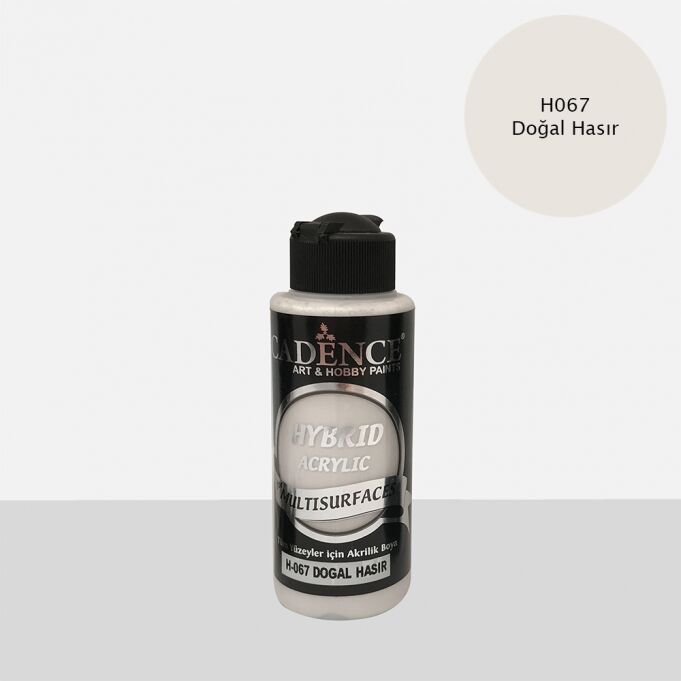 Cadence Hybrid Akrilik Multisurfaces H-067 Doğal Hasır 120 Ml