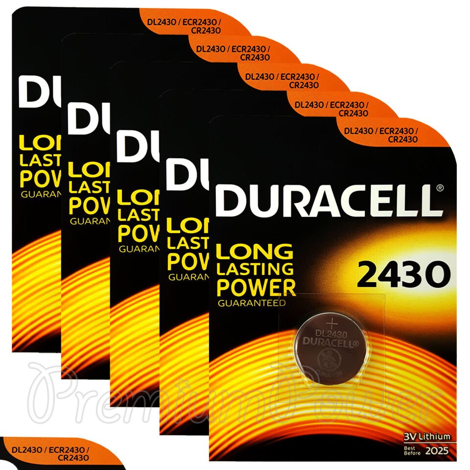 Duracell Pil Düğme 3V Tekli 2430