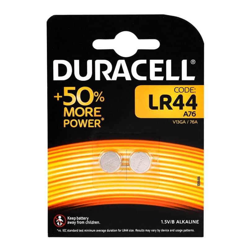 Duracell Pil Düğme 1,5V 2 Li Lr44