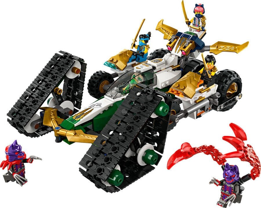 Lego Ninjago Ninja Ekibi Kombo Araç 4'Ü 1 Arada 