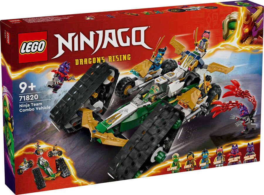 Lego Ninjago Ninja Ekibi Kombo Araç 4'Ü 1 Arada 