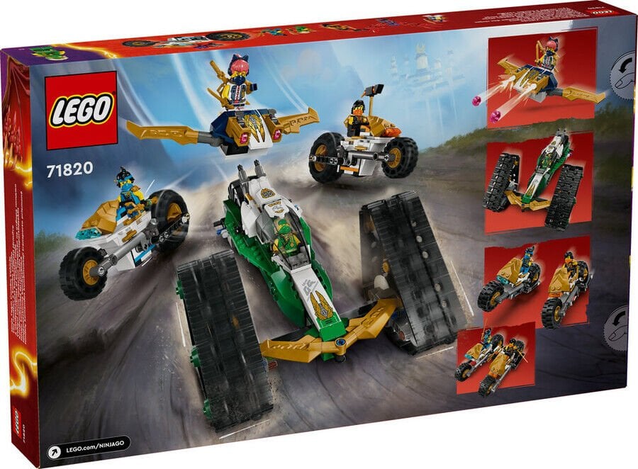 Lego Ninjago Ninja Ekibi Kombo Araç 4'Ü 1 Arada 