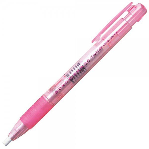 Tombow Mono Knock Kalem Silgi Şeffaf Pembe
