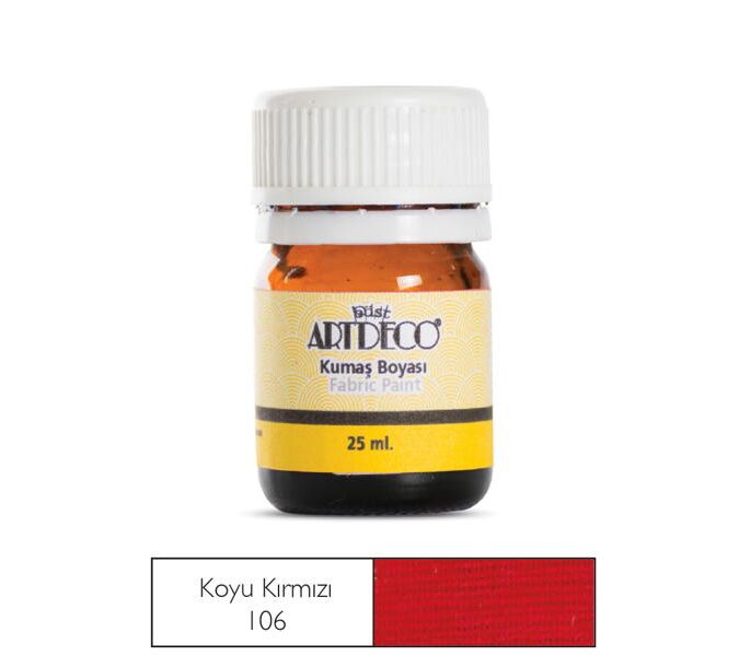 Artdeco Kumaş Boyası 25 Ml Koyu Kırmızı 106