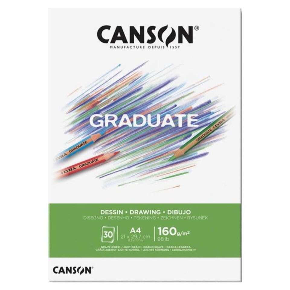Canson Sh Canmt A4 160 Gr 25 Sheets White 335