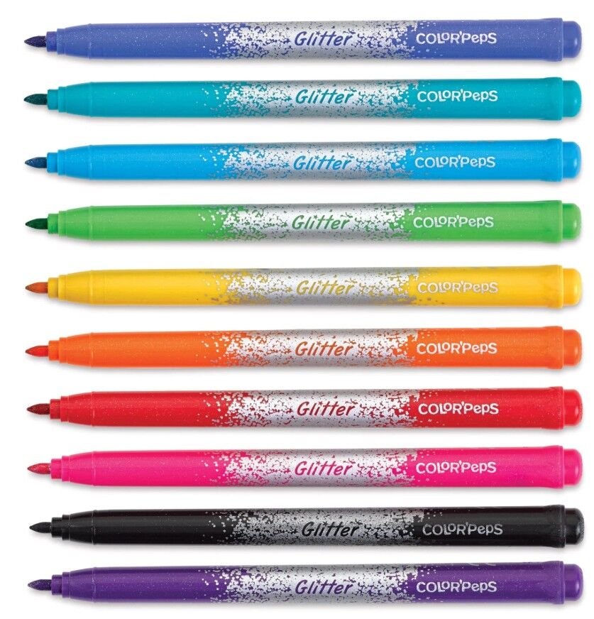 Maped Glitter Keçeli  Kalem 10 Lu