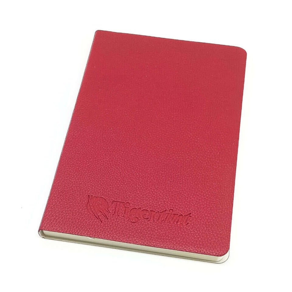 Güven Art Tigertint Soft Kapak Defter Çizgili 128 Yaprak A5 Kırmızı