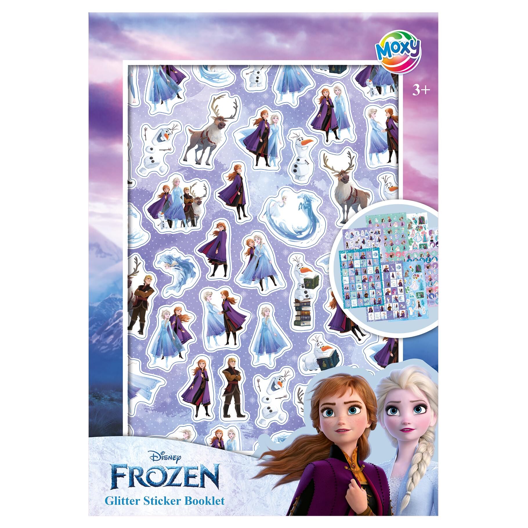 Taros Frozen Glitter Sticker Book  A5 8 Sheets