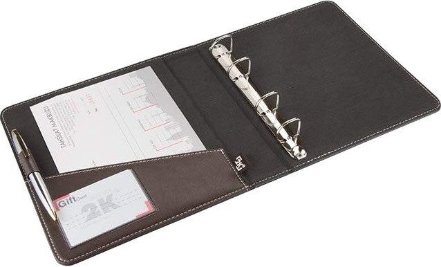 2K Evrak Sunum Klasörü 5 Cm 4 Halkalı A4 307K Kahverengi 350 Yaprak 28x32 Cm