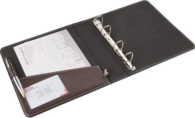 2K Evrak Sunum Klasörü 5 Cm 4 Halkalı A4 307K Kahverengi 350 Yaprak 28x32 Cm