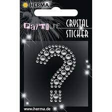 Herma Kristal Etiket Soru İşareti