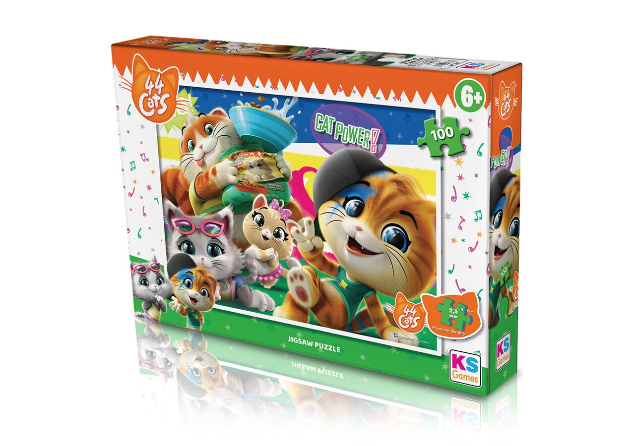 Ks Games 100 Parça Puzzle 44 Cat
