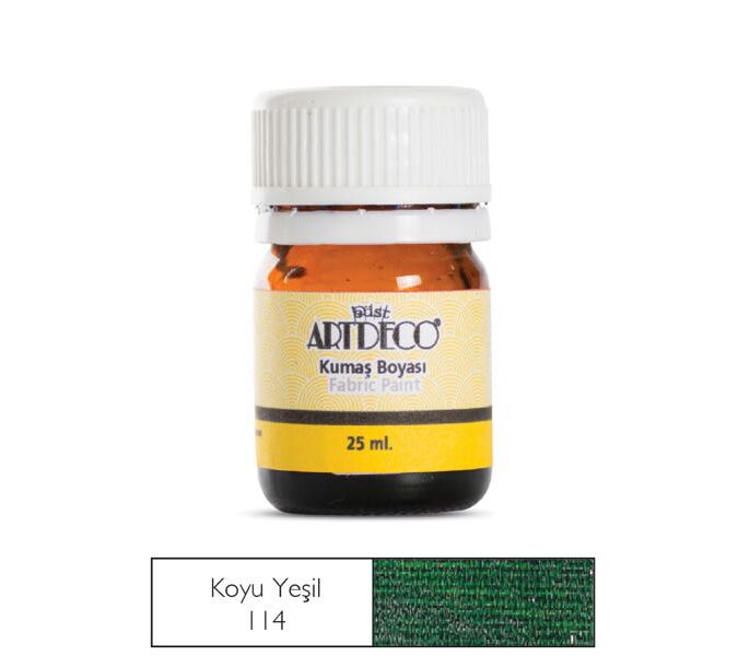 Artdeco Kumaş Boyası 25 Ml Koyu Yeşil 114