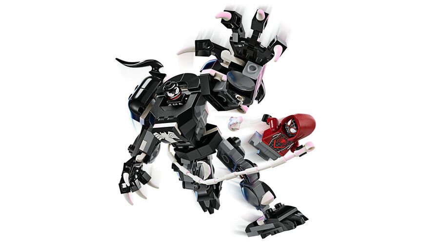 Lego Venom Robot Zırhı Mıles Morales’E Karşı 