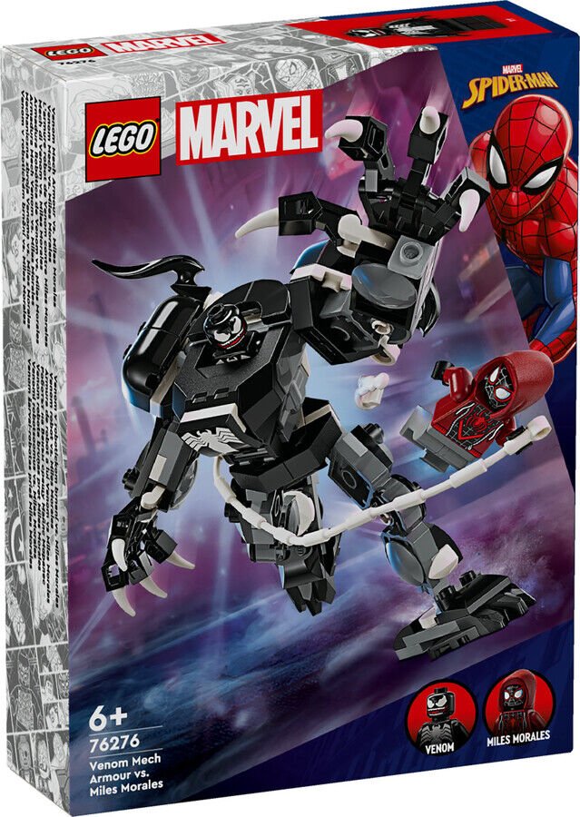 Lego Venom Robot Zırhı Mıles Morales’E Karşı 