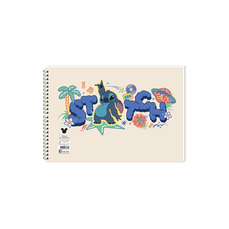Keskin 17x25 15 Yaprak Lilo&Stitch Resim Defteri
