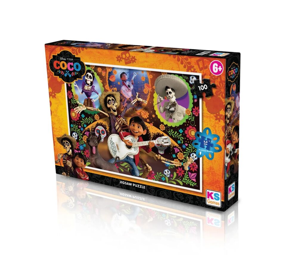 Ks Games 100 Parça Puzzle Coco