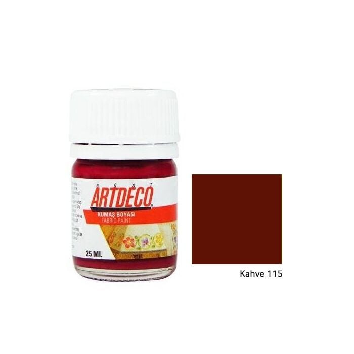 Artdeco Kumaş Boyası 25 Ml Kahverengi 115