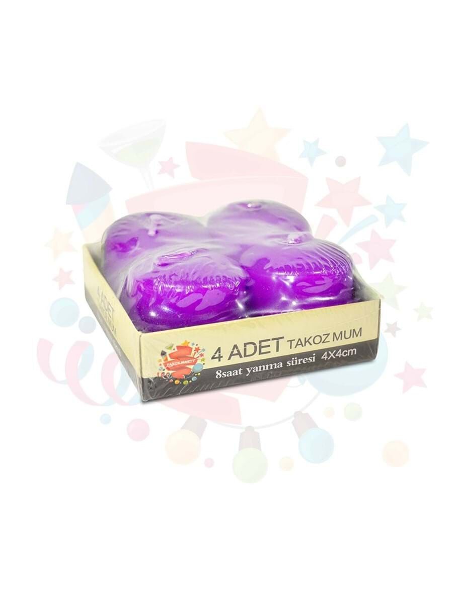 Mum Takoz 4x4 Cm 4 Lü Mor