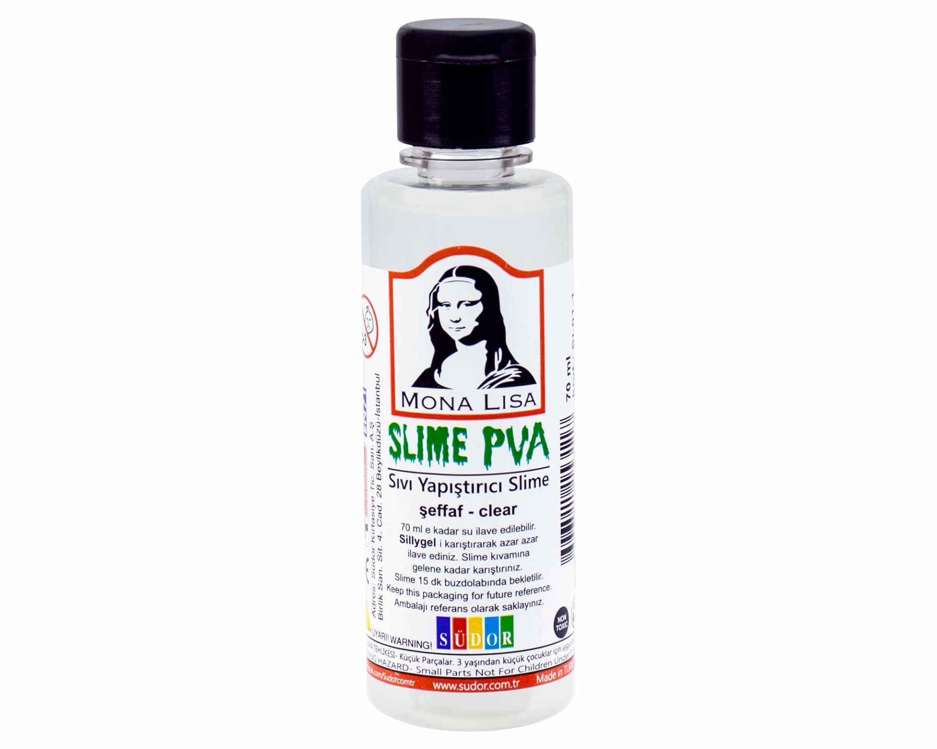 Mona Lisa Sıvı Yapıştırıcı Slime 70 Ml Şeffaf