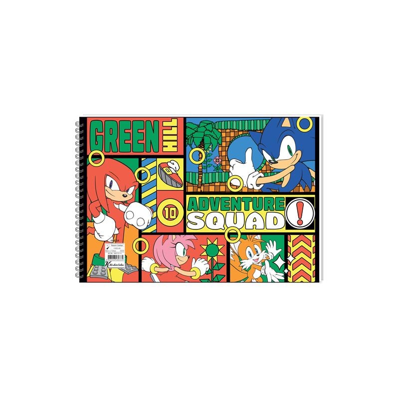 Keskin 17x25 15 Yaprak Sonic Resim Defteri