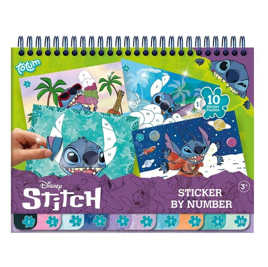 Taros Disney Stitch Sticker Bynumber Pad
