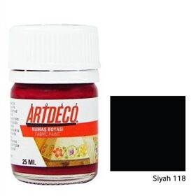 Artdeco Kumaş Boyası 25 Ml Siyah 118