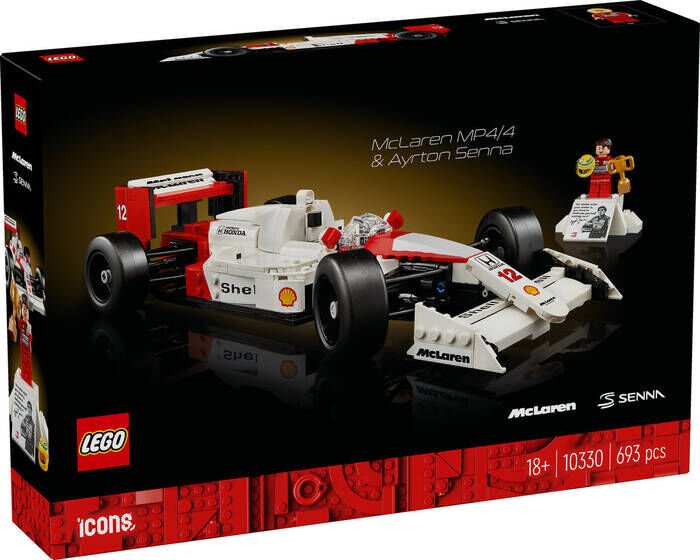 Lego Mclaren Mp4/4 & Ayrton Senna 