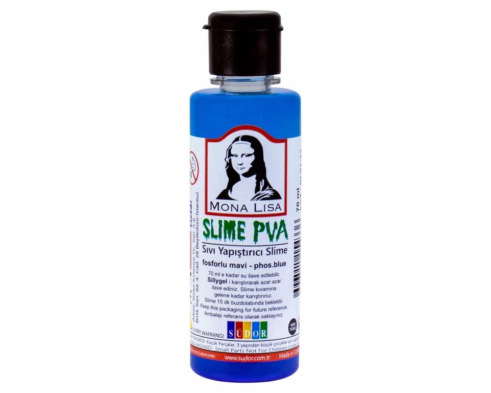 Mona Lisa Sıvı Yapıştırıcı Slime 70 Ml Fosforlu Mavi