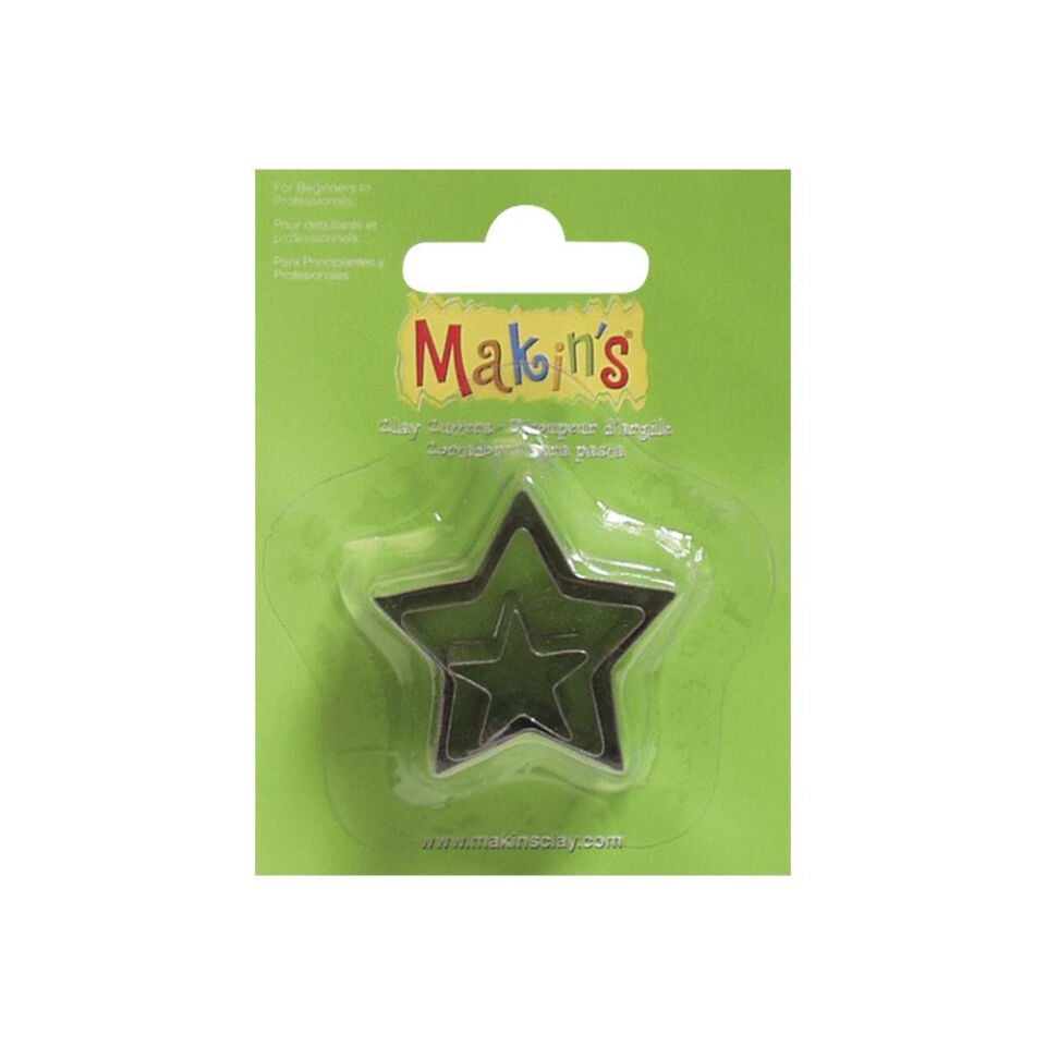 Makins Clay Kesme Kalıbı Yıldız 3 Parça