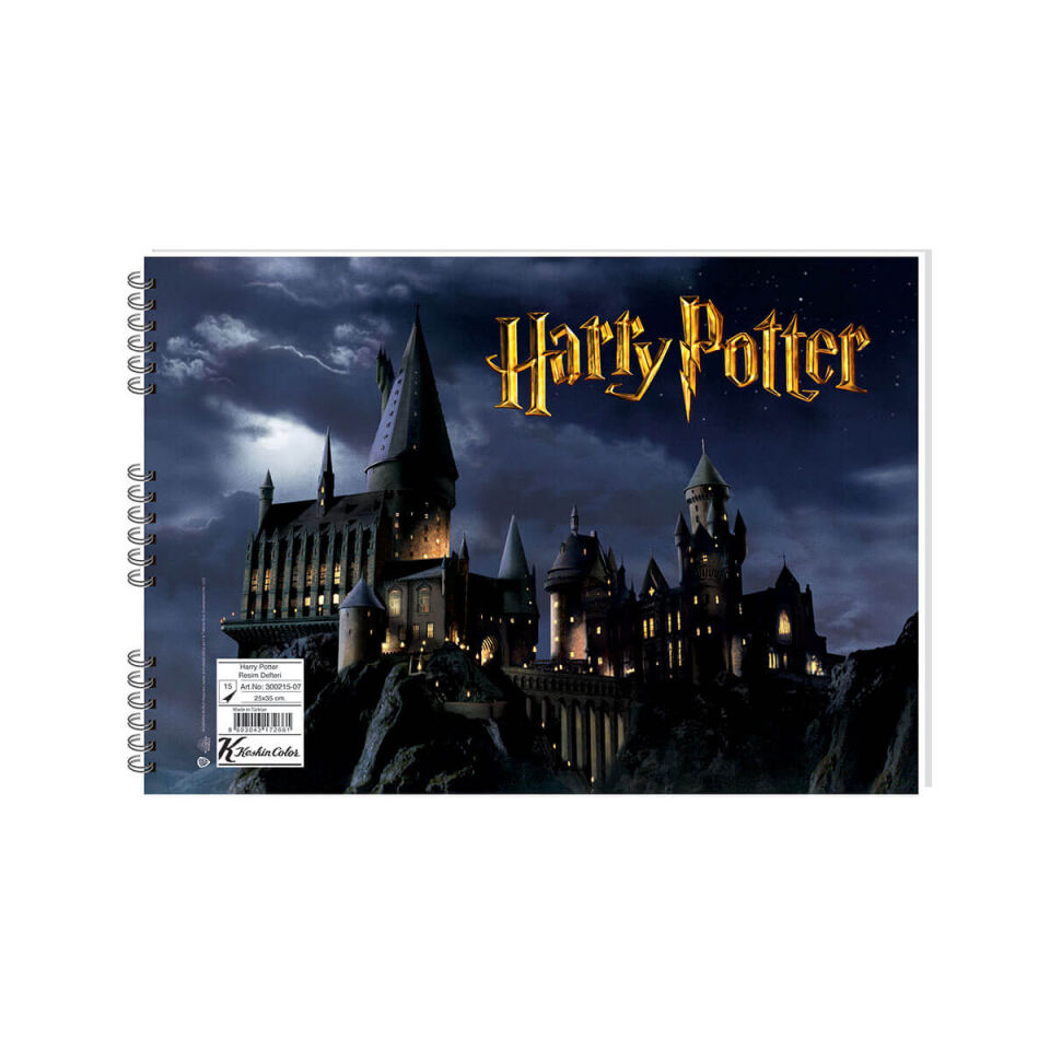 Keskin Harry Potter 25x35 15 Yaprak Spiralli Resim Defteri