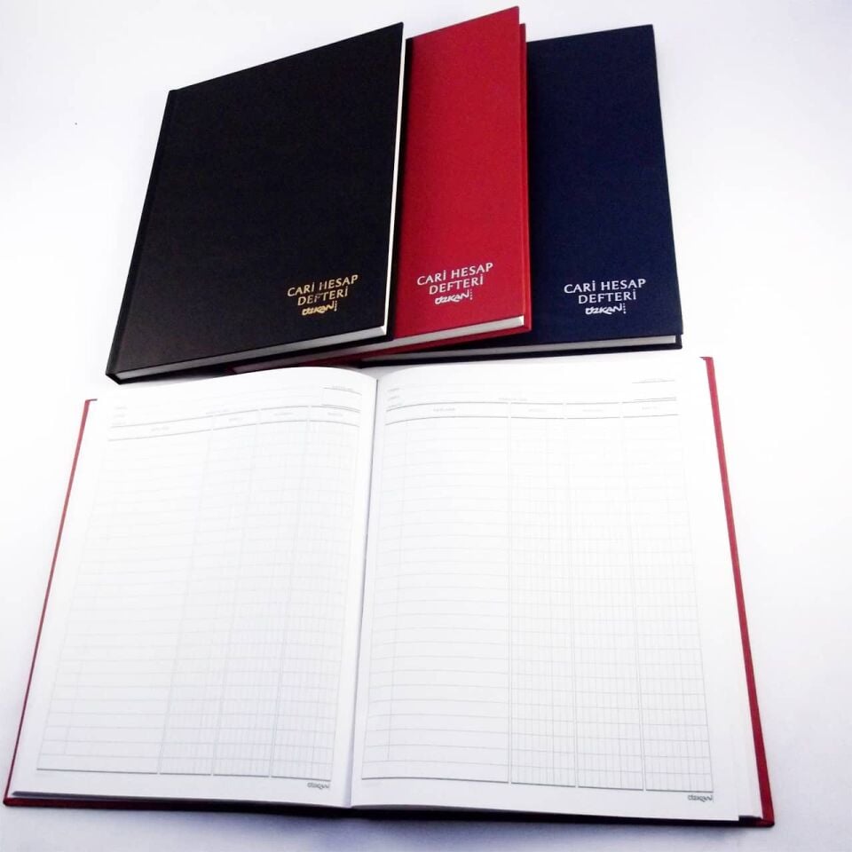 Özkan Cari Hesap Defteri ( Dik ) 17x24 Cm 96 Yaprak