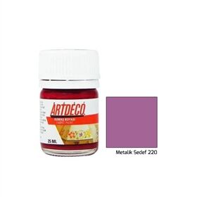 Artdeco Metalik Kumaş Boyası 25 Ml Beyaz 220