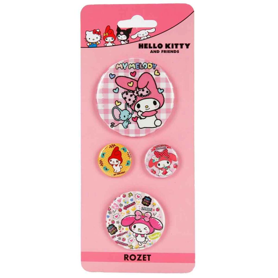 Gifi Hello Kitty 4 Lü Rozet Karışık Boy Display