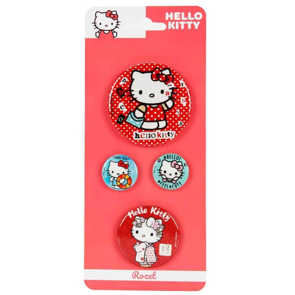 Gifi Hello Kitty 4 Lü Rozet Karışık Boy Display