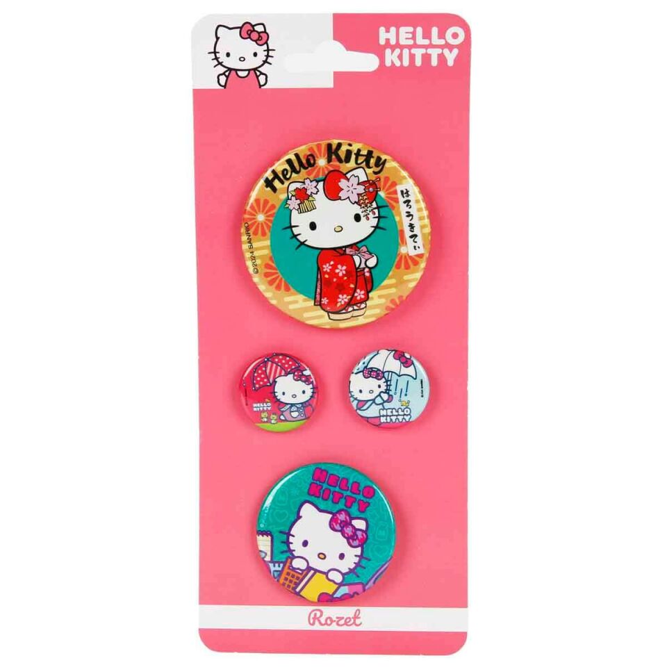 Gifi Hello Kitty 4 Lü Rozet Karışık Boy Display