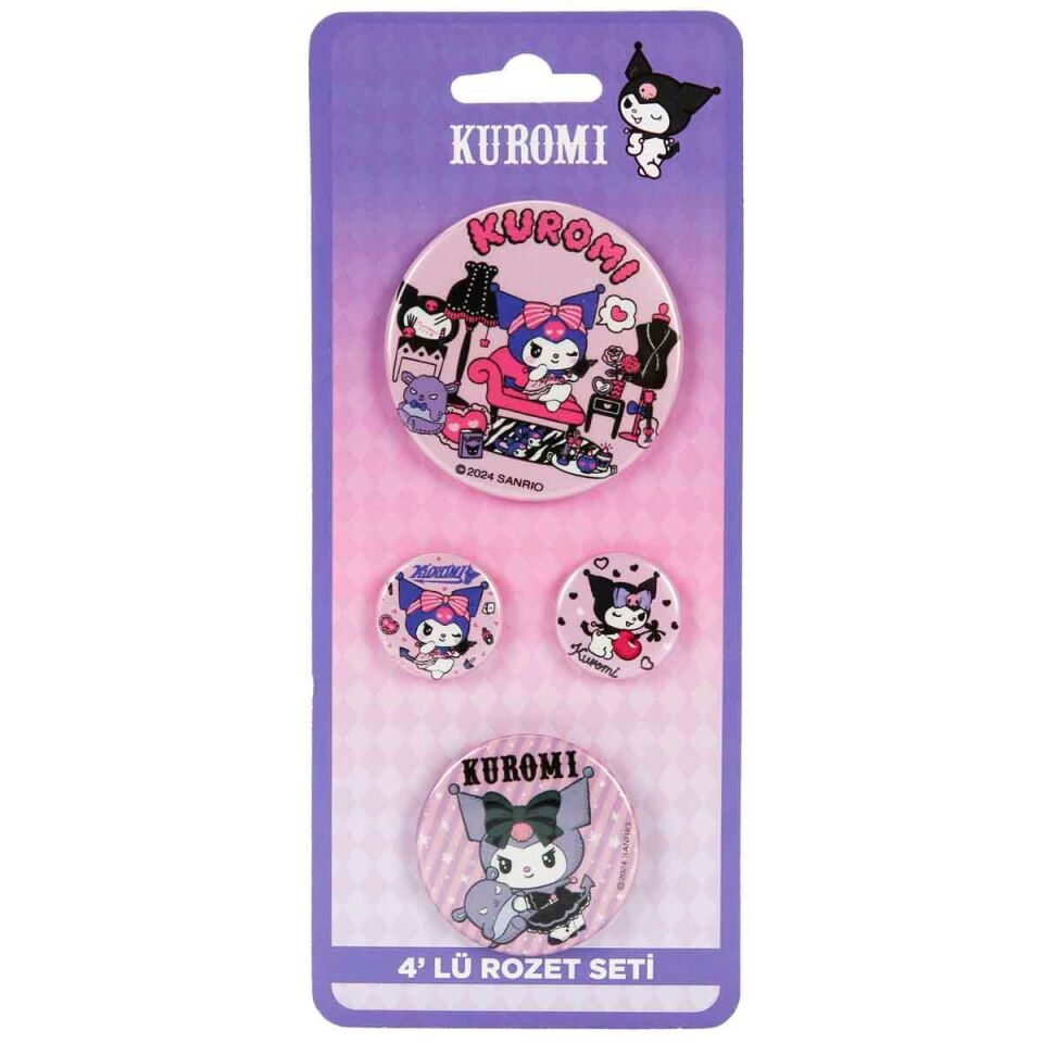Gifi Hello Kitty 4 Lü Rozet Karışık Boy Display
