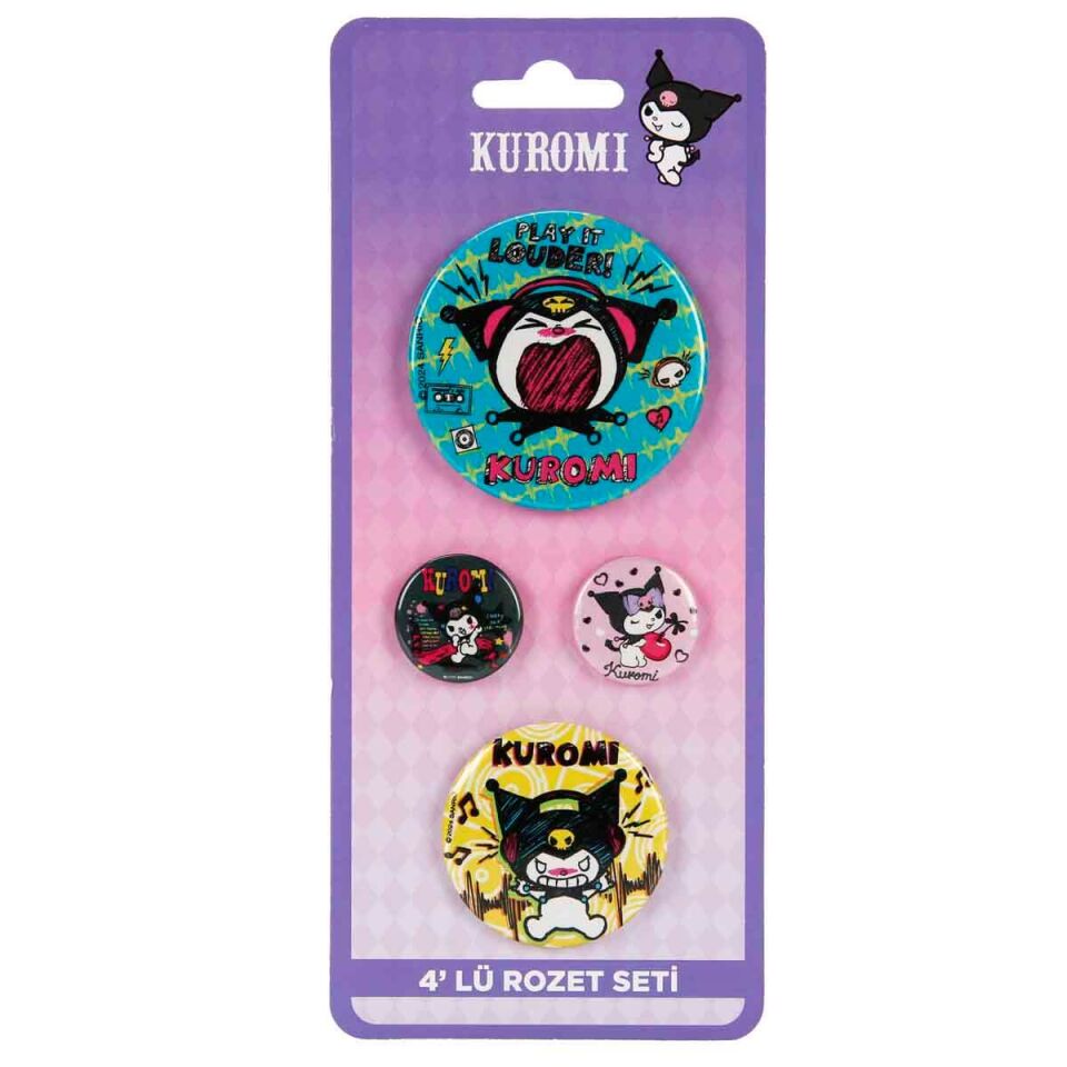 Gifi Hello Kitty 4 Lü Rozet Karışık Boy Display