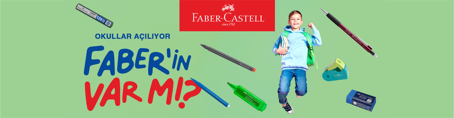 Dersler Başlıyor Faber'in var mı?